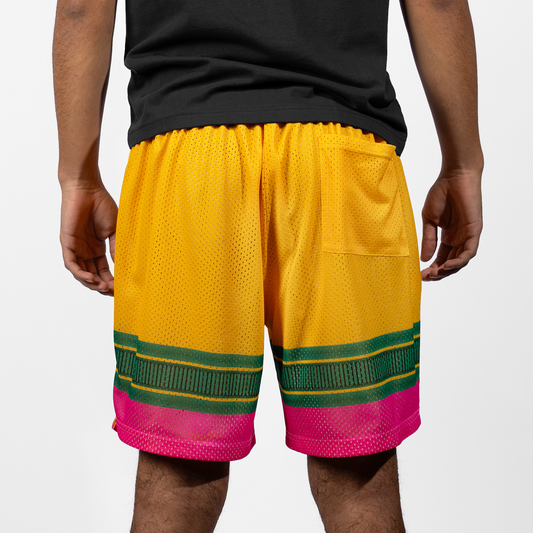 VICTUS - Yellow Pencil Mesh Shorts (ADULT)