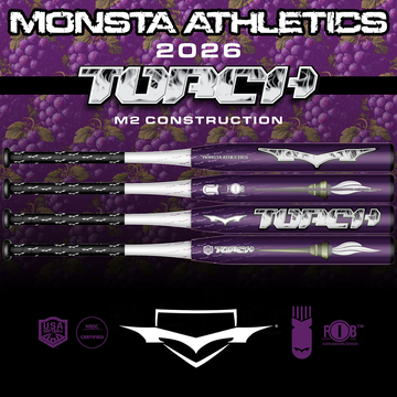 MONSTA PURPLE TORCH M2 Stiff Handle 25oz. ASA Softball Bat