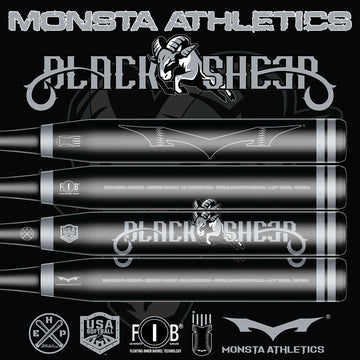 MONSTA Blacksheep w/Chrome Foil Graphics M2 Endload. ASA Softball Bat