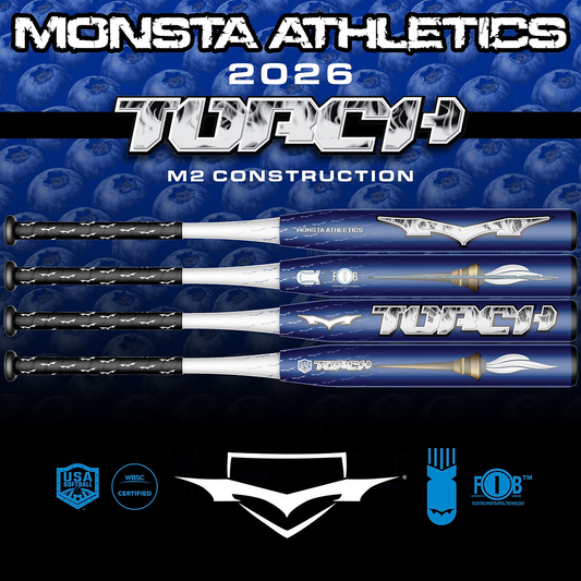 MONSTA BLUE TORCH M2 Stiff Handle 25oz. ASA Softball Bat