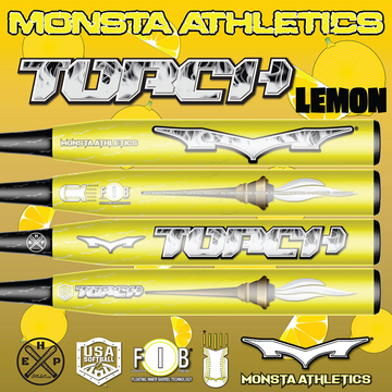MONSTA Yellow TORCH M2 Stiff Handle 25oz. ASA Softball Bat