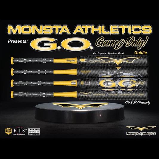 2021 Monsta Game Only G.O. 3900 Handle ASA/USA Slowpitch Softball Bat