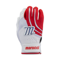 MARUCCI-MEDALLION FASTPITCH BATTING GLOVES - Red