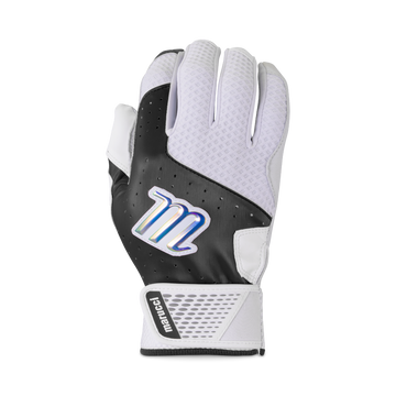 MARUCCI- CREST YOUTH BATTING GLOVES BLACK/WHITE