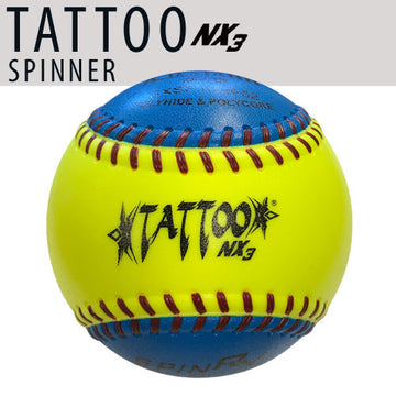 TATTOO NX3 12" Spinners (52 COR/300 LBS) Batting Practice Softball