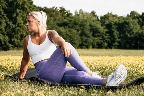 Heather Purple Leggings