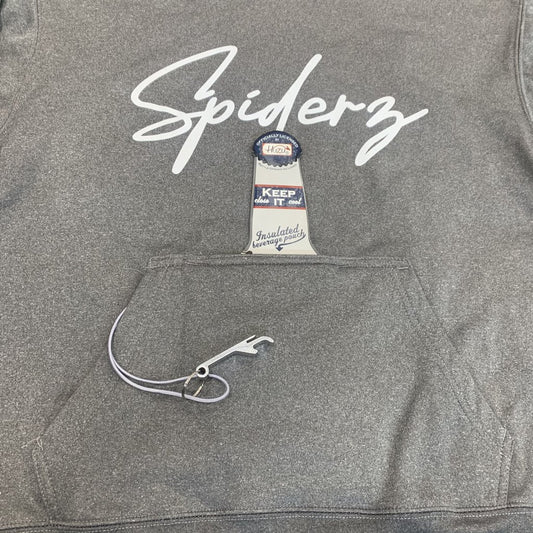 SPIDERZ TAILGATE HOODIE - CHARCOAL HEATHER