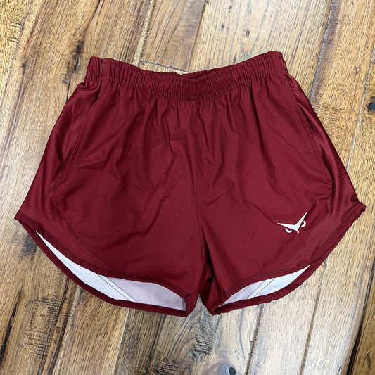 Iconic Women's Training Shorts - Maroon