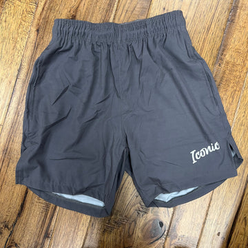 Iconic Performance Trainer Shorts - Charcoal