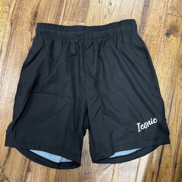 Iconic Performance Trainer Shorts - Black