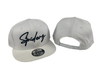 Spiderz New Era Flat Brim SnapBack - White/Black