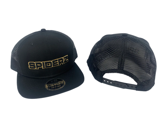 Spiderz New Era Trucker SnapBack - Black/Gold