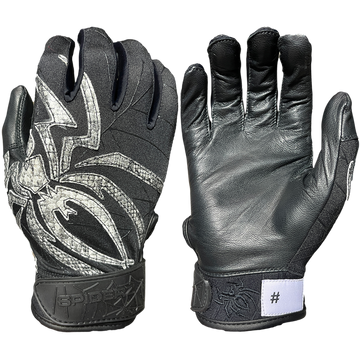 2022 SPIDERZ PRIZM Adult Batting Gloves - Ltd Ed - Black Mamba