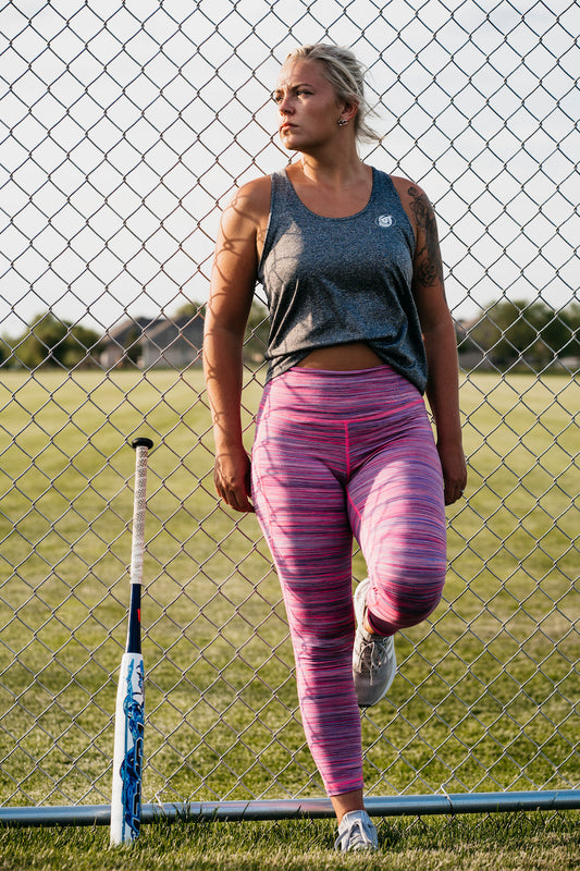 Iconic Women's Leggings - Scatter Pink