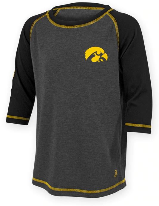 Youth Keegan Hawkeye 3/4 Sleeve Tee