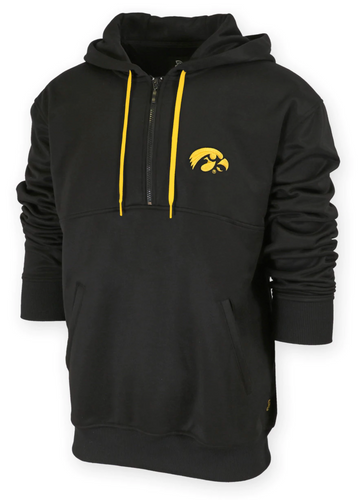 Isaiah 1/2 Zip Iowa Hoodie
