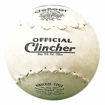 DeBeer 16" Clincher Softball White