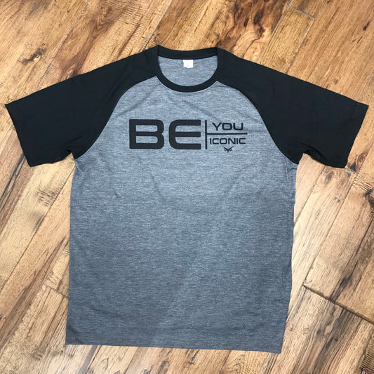 Be You Be Iconic Tri-Blend Raglan Tee