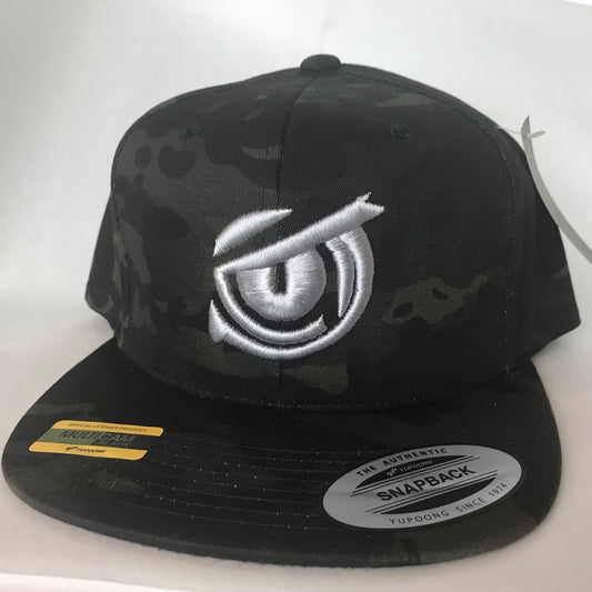 Iconic SnapBack Flat Bill - Owl Eye - MultiCam Black/Silver