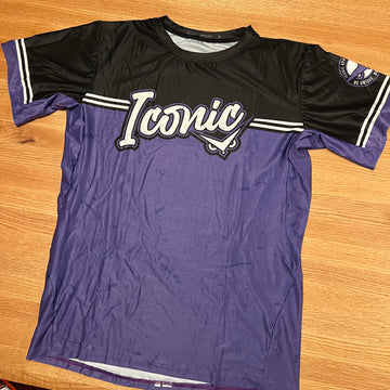 Iconic Premium Mesh Jersey - Purple/Black