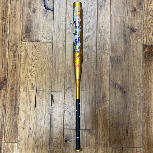Monsta Dropping Bombs on Cancer (Gold) Black Sheep 2 Piece Slowpitch Bat