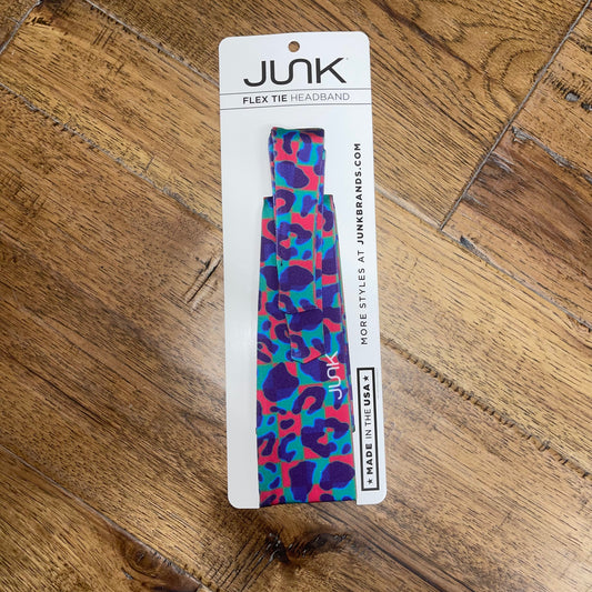 OLD SKOOL SPOTS FLEX TIE HEADBAND