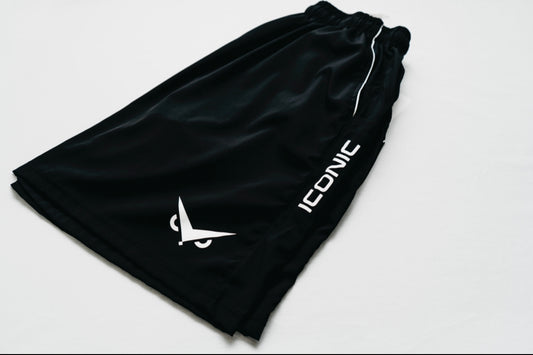 "Gamer 2.0" Performance Flex Shorts - Black