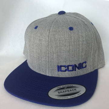 Iconic SnapBack - Heather/Royal