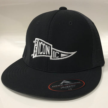 Iconic Performance Trucker Hat - Black/Black