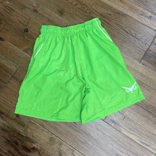 "Gamer 2.0" Performance Flex Shorts - Neon Green