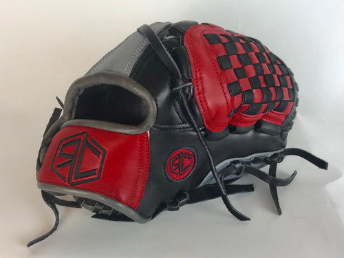 RC Fielding Glove - 10" Black/Red/Grey